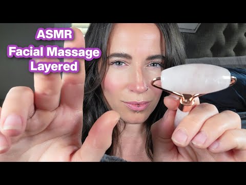 ASMR - Facial Massage (Layered, Personal Attention) Oil , Lotion & Roller