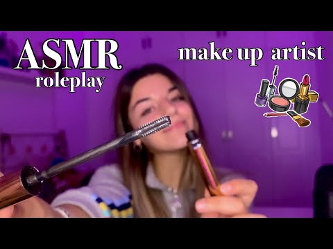 ASMR / Roleplay MAKE UP ARTIST - te hago un maquillaje PRIMAVERAL 🌸 RELAJANTE 💤