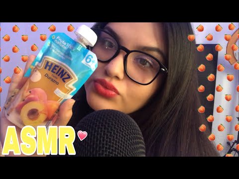 COMIENDO PURÉ DE DURAZNO | ASMR EN ESPAÑOL 💓 Vane ASMR