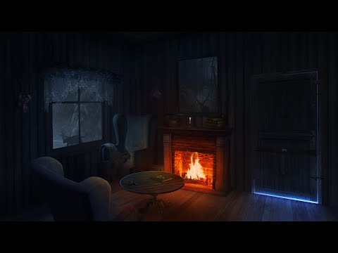 An Unusual Forest Cabin ASMR Ambience | Something Strange Walks the Hallway