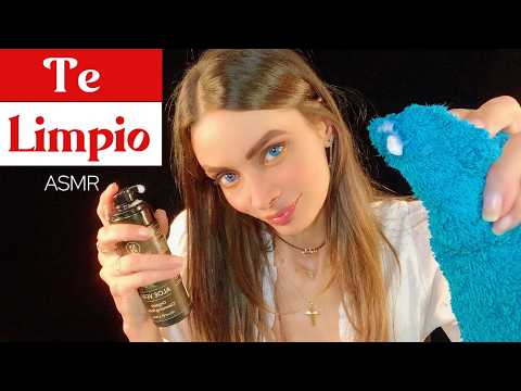 ✨ ASMR Te Limpio con Toalla, Espuma & Algodón | Limpieza Visual + Sonidos Relajantes ✨| ASMR ESPAÑOL