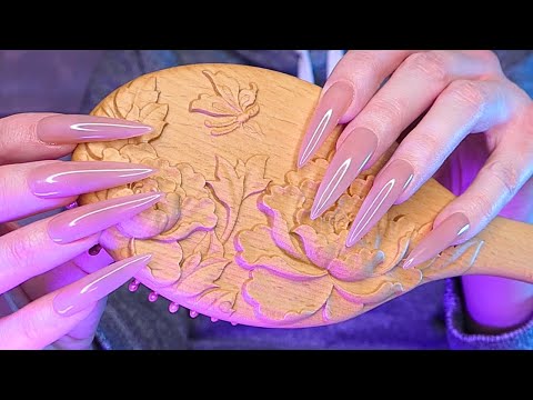 ASMR Wood Scratching and Tapping | Fast | No Talking