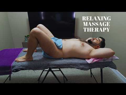 ASMR EXPERIENCE A DEEP RELAXATION THROUGHOUT YOUR ENTIRE BODY - CHEST,LEG,BACK,BELLY,FOOT MASSAGE