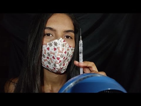 ASMR " ROLEPLAY ENFERMEIRA APLICANDO INJEÇÃO DO SONO 💉😴