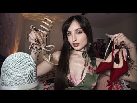 ASMR | XL Nail Tapping on My High Heels 👠 Show & Tell w/ Tinglesss