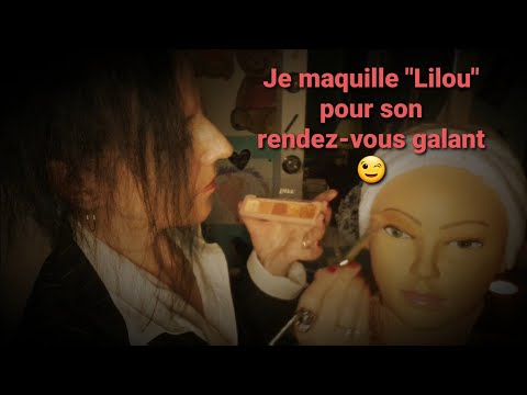 ASMR Français Je maquille "Lilou" pour son rendez-vous galant 😉