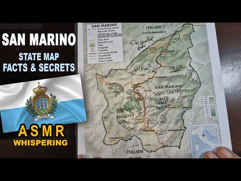 ASMR: SAN MARINO map outline | Key Facts and Highlights | ASMR maps and facts