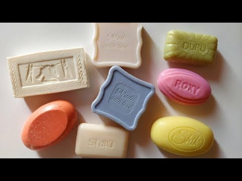 Dry Soap carving ASMR\ relaxing sounds\ No talking. Satisfying ASMR video\ Cutting soap