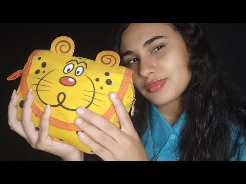 ASMR: caseiro deixar eu desenhar você?"sons de boca,trigger, tapping"