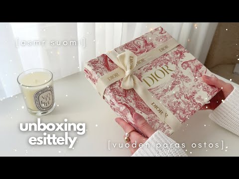 ASMR suomi - DIOR unboxing & esittely 🌸 vuoden paras ostos