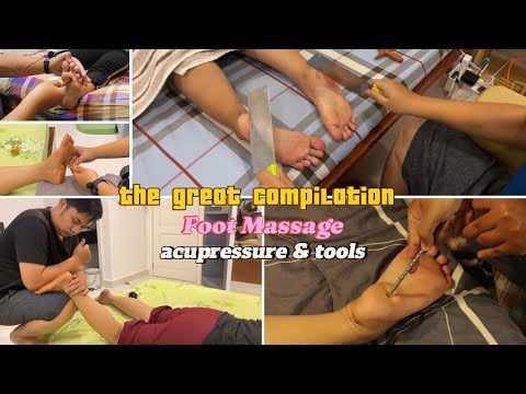 Want DEEP RELAXATION? Watch This Compilation Foot Massage ASMR Now
