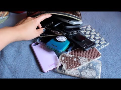 ASMR Rummaging Through Phone Cases (Tingly, No talking)