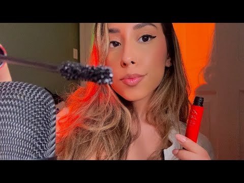 ASMR Mascara Application For Sleep Blink, Tongue Clicks (personal attention)