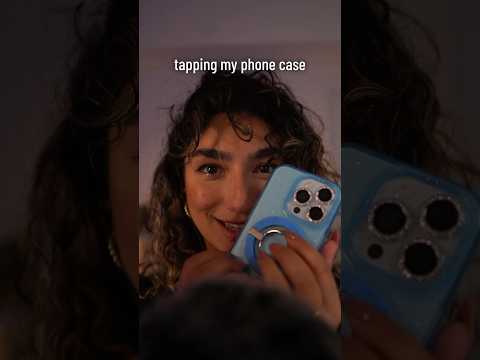 tapping my phone cases 📱 #asmr #sleep #asmrtapping