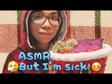 ASMR But I'm Sick! 🤒- Doing My Favourite Triggers To Give You Tingles (Soft Spoken, Tascam)