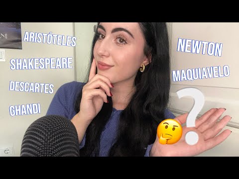 ASMR ~ Adivina Qué Célebre Dijo La Frase 📖 #asmr 