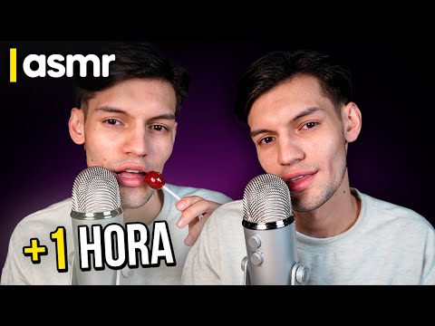 ASMR español de mouth sounds, inaudible, triggers words, spit painting y más