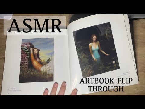 ASMR art book flip through (Jeffery’s custom)