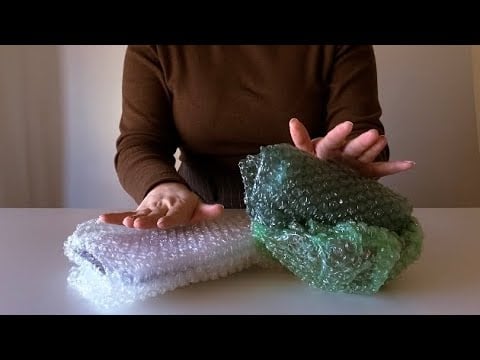 ASMR | Tingly Bubble Wrap Sounds & Gentle Pottery Unpacking 🫧 (Soft Spoken)