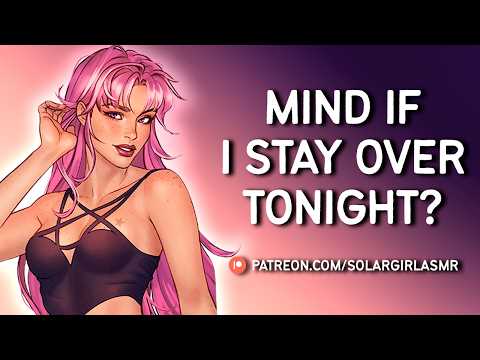 ASMR GF | Cute Neighbor Spends the Night During Thunderstorm | Flirty Meet-Cute | Mutual Crush | F4A