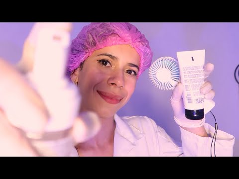 ASMR | LIMPEZA DE PELE PARA O SONO IMEDIATO