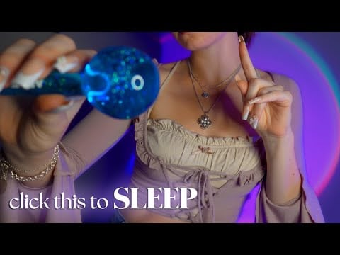 can’t sleep? watch this for instant tingles 😴 layered ASMR sounds
