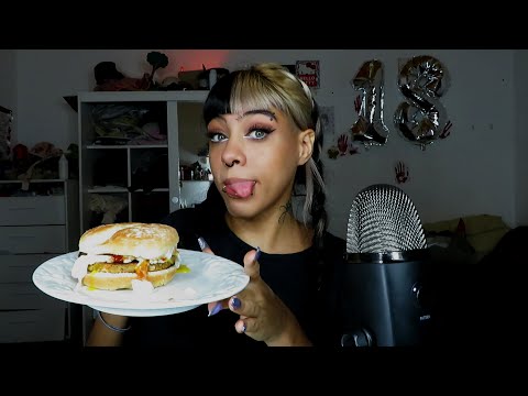 ASMR MUKBANG VEGETARIANO