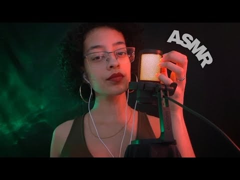 ASMR | MIC SCRATCHING + MOUTH SOUNDS (arranhando o microfone com sons de boca)