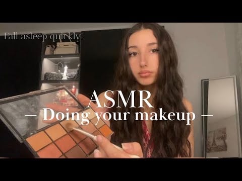 ASMR doing your make up 🎀💤 | soft whispered 