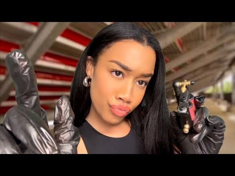 ASMR Giving You a $5 Dollar Tattoo Behind the School Bleachers 💉 Tattoo Role-play￼