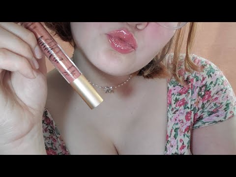 ASMR Lipgloss Layering and Mouth Sounds