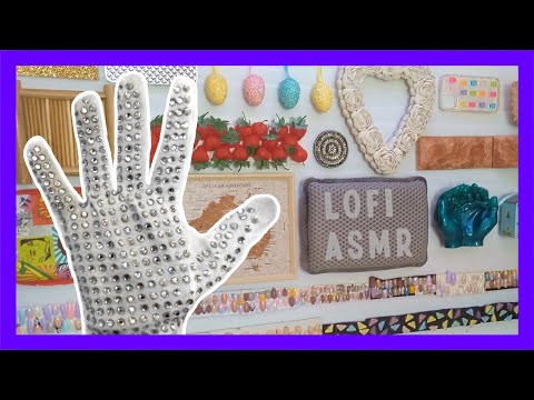 TRIGGER TRAIL | Dreamy Studded Glove + Long Nail Tapping and Scratching - ASMR