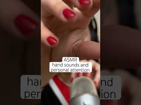 Check out my new ASMR video🤍🧚🏻‍♀️ #handsounds #personalattention #relaxing #asmr #mouthsounds