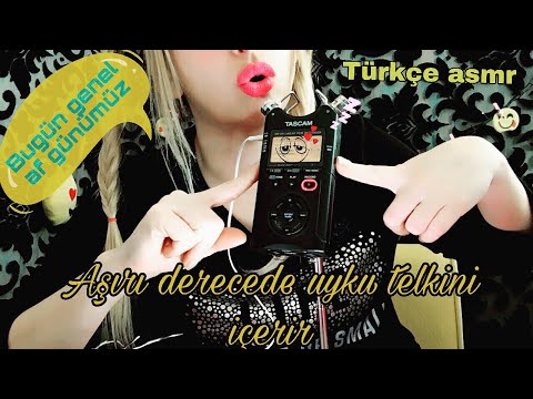 Türkçe asmr / Aşırı derecede uyku telkini içerir  😉 extremely contains excessive sleep suggestion