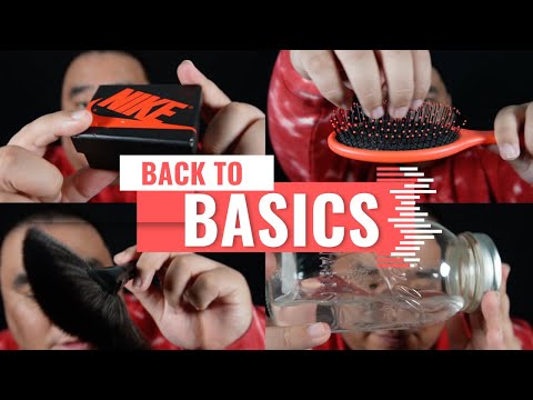 ASMR | Back to BASICS - Tapping, Brushing Your Face & Water Sounds