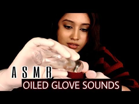 ASMR | Relaxing Latex Glove Sounds With Oil ( No Talking ) 🤐❌| THE VJ ASMR