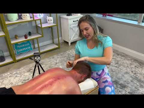 Scalp Scraping for Headaches + Entire Bodily CRUNCHES by a Woman Chiropractor