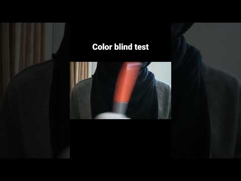 Fast color blind test with camera tapping