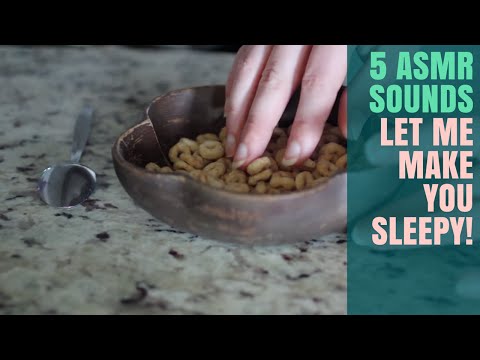 Multiple ASMR TRIGGERS With Food Related Products