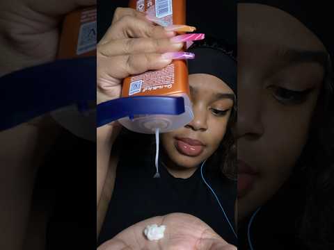 lotion hand sounds 🧴 #shortscreator #asmr #handsounds #lotion #shorts #asmrshorts