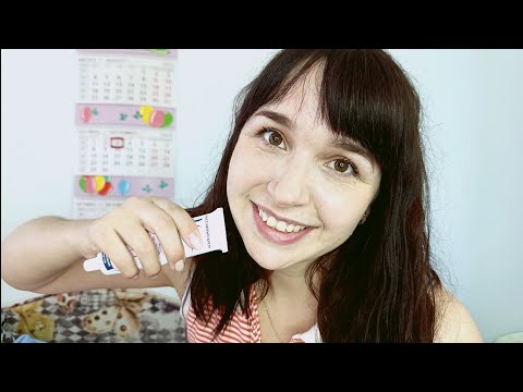АСМР Я твоя Мама❤ Массаж лица, шеи и плеч, гель, крем ASMR Face massage