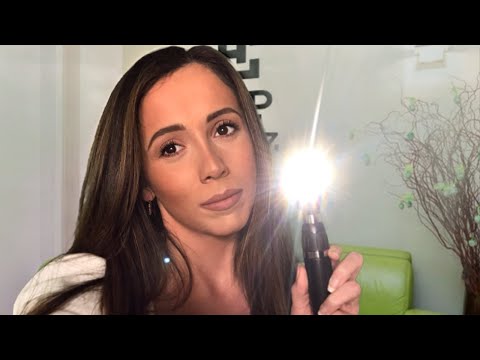 ASMR EYE EXAM NURSE ROLEPLAY (Soft Spoken)