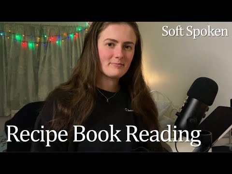 [ASMR] Soft Spoken Recipes | Reading for Sleep