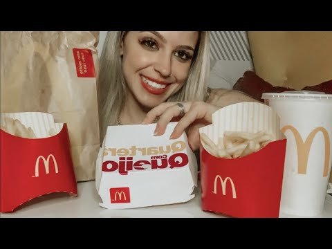 ASMR MUKBANG COMENDO MCDONALD'S