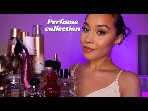 ASMR Perfume & Fragrance Collection ✨ Tingly Bottle tapping, liquid sounds & Clicky Whispers