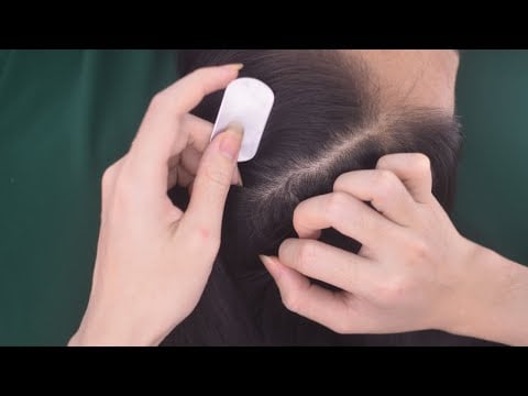 ASMR No Talking Scalp Scratch & Hair Parting Real Person, Hair Sounds For Relaxation