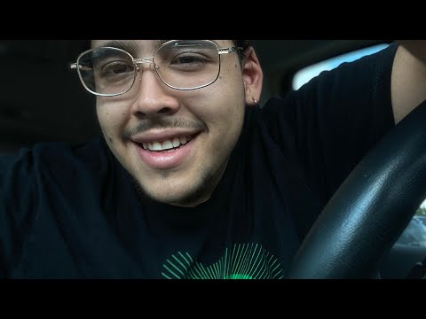 ASMR | PERSONAL ATTENTION IN THE CAR [ Fast&Aggressive ] + car ride Ambience