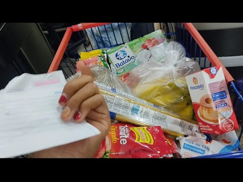 ASMR VLOGZINHO: COMPRAS NO SUPERMERCADO + JANTA🛒