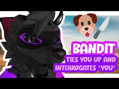 [FURRY ASMR] BANDIT ties *you* up and INTERROGATES you🐕🔪