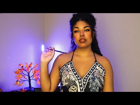 ASMR Cleaning Your Face With Spit, Spit Painting